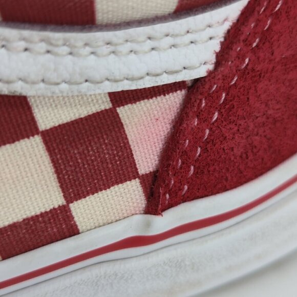 Vans Red Classic / Checkerboard Old Skool Sneakers, Men's 13 - Picture 10 of 10